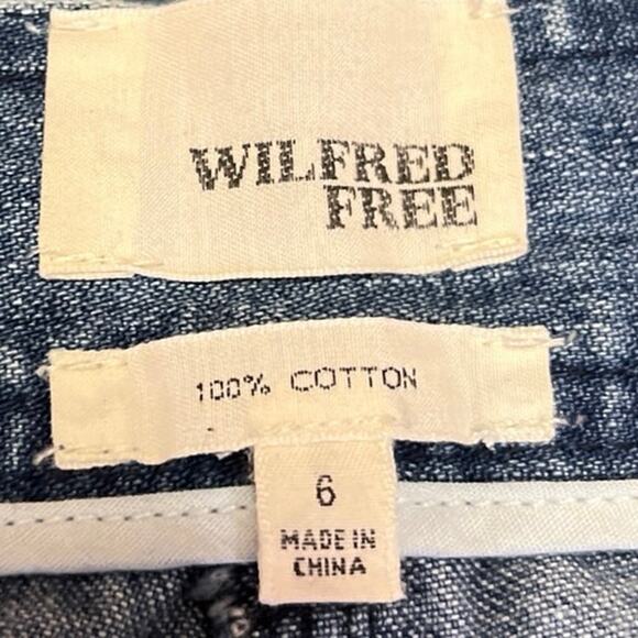 Aritzia Blue Wide Leg Jeans - Picture 4 of 4